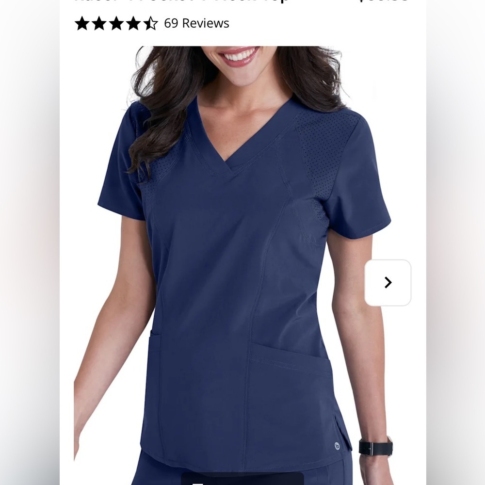 Barco One Navy Scrub set size Medium. Dri fit material